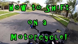 Tutorial: How to Shift Gears on a Motorcycle Bike. Kawasaki Ninja 250r