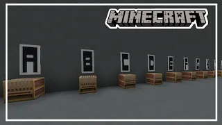 How to Make Banner Letters in Minecraft