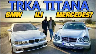 TRKA! BMW 530D VS MERCEDES 300TD*iznanadićete se*