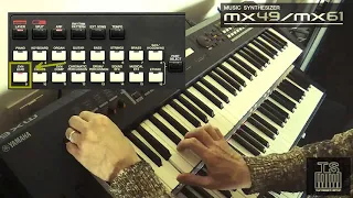 Yamaha MX61 - sound examples (strings/brass/synth/pad)
