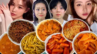 The Chinese Billionaire Playboy with His 20+ Influencer GFs | Korean Ramen Haul + Mukbang