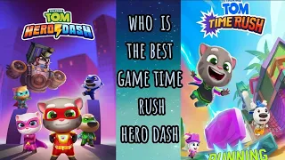 WHO? IS BEST | TOM HERO DASH 🆚 TIME RUSH | like it #subscribe  #viral #like