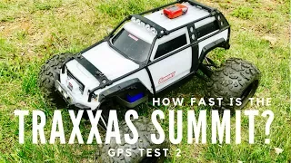 How Fast Is The Traxxas Summit? With New Motor Fitted!