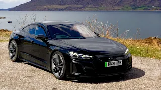 Audi RS E-Tron GT First Drive Review - What Happens If You Run Out Of Range doing the NC500....