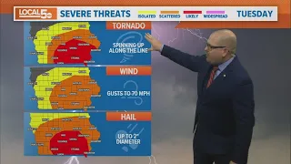 4/15 Forecast: Severe storms targeting Iowa on Tuesday