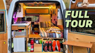 TINY ADVENTURE VAN V1 - Tons of UNIQUE Features - Van Tour