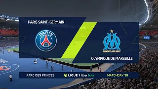 FIFA 22 | PSG vs Olympique de Marseille | Ligue 1 Uber Eats | Full Gameplay | 1080p