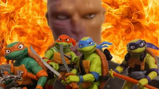 The Turtles vs Shredder (tmnt stop motion