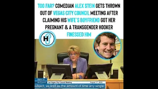 Alex Stein, was expelled from a Vegas City Council meeting