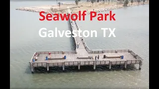 Seawolf Park Galveston Texas Post Hurricane Laura Drone Video in 4K