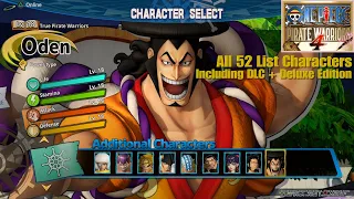 One Piece Pirate Warriors 4 | All 52 Characters List Including DLC & Deluxe Edition