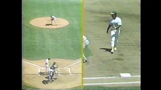 Yankees vs Athletics (8-22-1987)