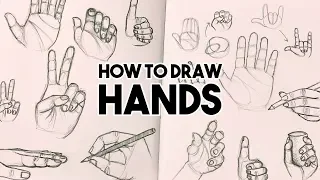 How to Draw Hands |  starting with just 3 simple shapes