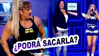 Una participante duplica en altura a La Locomotora Oliveras ¿Podrá moverla?