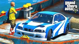 РЕАЛЬНАЯ ЖИЗНЬ В GTA 5 - ПОГРУЗИЛИ BMW M3 ИЗ NFS НА КОРАБЛЬ И ОТПРАВИЛИ В СЕВЕРНЫЙ ЯНКТОН!  ⚡ГАРВИН