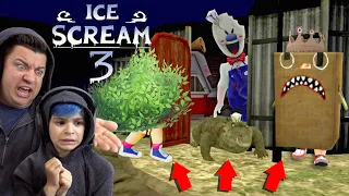 ICE SCREAM 3 GAMEPLAY! We Found All The Secrets (NEW PET, LIZ IS A BUSH, CHARLIE IS A BOX and MORE)