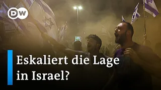 Demonstranten blockieren Israels Straßen | DW Nachrichten