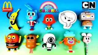 2018 McDONALD'S THE AMAZING WORLD OF GUMBALL HAPPY MEAL TOYS FULL WORLD SET 10 CARTOON NETWORK KIDS