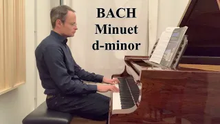 J.S. Bach: Minuet in d-minor BWV Anh. 132 (Notebook for Anna Magdalena Bach)