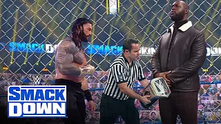 Roman Reigns Vs Omos Jordan Omogbehin : Steel Cage (Universal Championship)