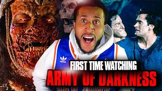 First Time Watching Evil Dead 3: Army Of Darkness..Insane *Horror Classic* Movie Reaction!