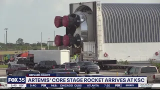 NASA's SLS rocket moves to Vehicle Assembly Building