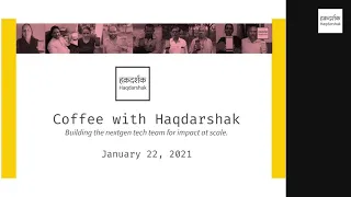 Coffee with Haqdarshak—webinar on tech hiring
