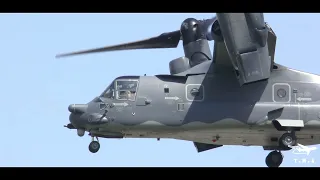 [4K] USAF CV 22B Osprey in action
