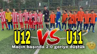 U12 LİGİ BAŞLADI - U11 vs U12- İLK LİG MAÇIMIZ İLK GALİBİYET