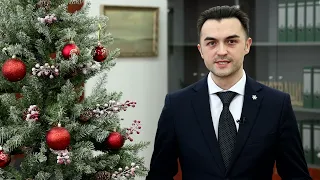 🎅 Поздравление директора школы Р.Д. Бекмуратова с Новым годом!