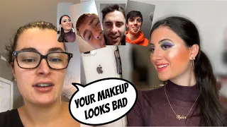 Doing My Makeup Horribly To See How My Friends Would React