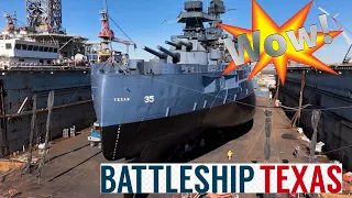 USS Texas Batleship Battleship Texas Dramatic Transformation Painted