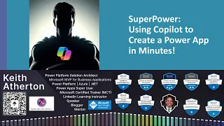 SuperPower - Using Copilot to Create a Power App in Minutes! - SciFiDevCon