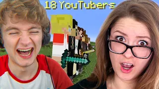 Couple Reacts To Minecraft's Funniest YouTuber Hunger Games