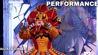 Harlequin Sings "Diamonds" by Rihanna | The Masked Singer UK | Season 2