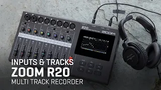 The Zoom R20 Multi Track Recorder - Inputs & Tracks