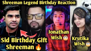 S8ul sid birthday gift shreeman 🎂 | Jonathan & krutika Reaction on shreeman birthday