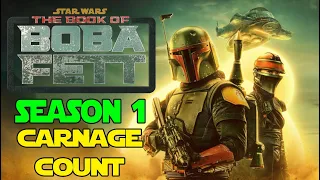 The Book of Boba Fett Season 1 Carnage Count