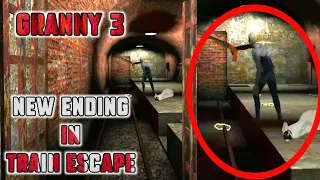 New Ending In TRAIN ESCAPE | Slendrina Is Now Down 😝 *granny3* #shorts