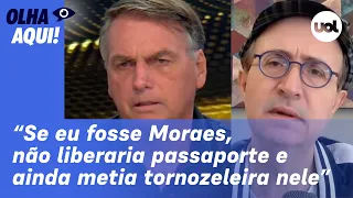 Reinaldo: Bolsonaro finge que está tudo bem, ignorando que passaporte retido é alternativa à prisão