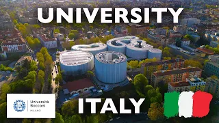 Italy, Milano 🇮🇹 Università Bocconi. Bocconi University by drone - [4K] CDA  Bocconi Campus