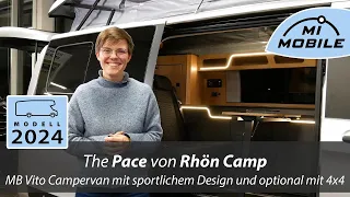 Rhön Camp The Pace - Campervan auf Mercedes Vito mit sportlichem Design und optional mit 4x4