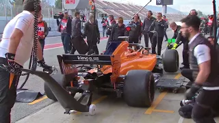 McLaren perfect pit stop