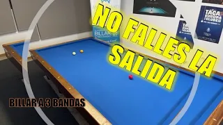 NO FALLES la posición de SALIDA - Billar a 3 BANDAS