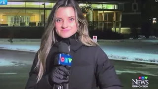 TV Reporter Gets Ill on Live Television