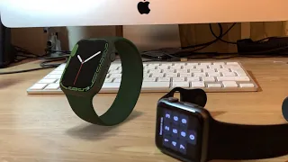 Распаковка и обзор Apple Watch 7