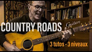 tuto guitare country roads