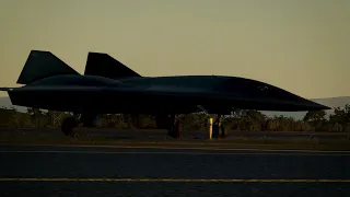 An SR-72 Darkstar, callsign "Orion", departs a US Airbase somewhere in East Africa (2023)