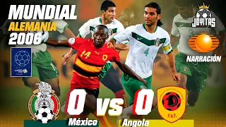 El partido que MÉXICO debió ganar a ANGOLA para evitar a ARGENTINA 👀 Alemania 2006 🎙 Televisa