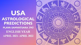 Vedic Astrology Predictions for USA for Plava Samvatsara 1943 English year April 2021 to April 2022